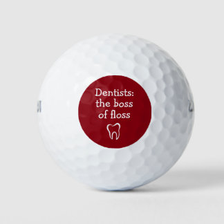 Balles De Golf Dentiste don amusant
