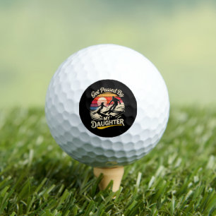 Balles De Golf Dépassé par ma fille drôle de ski amateur de ski