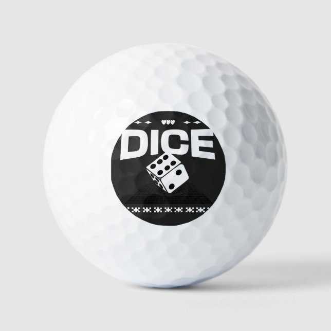 Balles De Golf Dés (Recto)