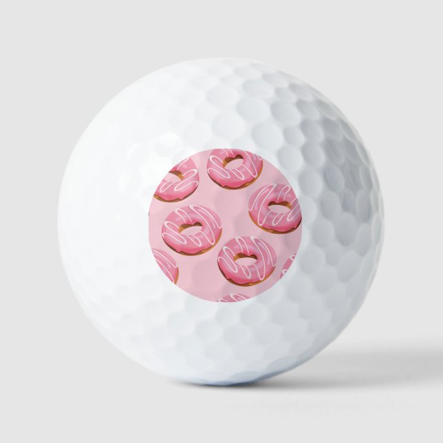 Balles De Golf Des beignes glacées Arrière - plan sans soudure (Recto)