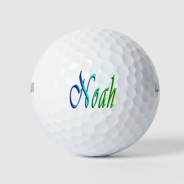Balles De Golf Des Hommes Appelés Noé, (Devant)