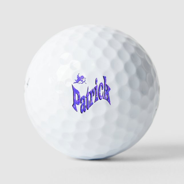 Balles De Golf Des Hommes Appelés Patrick, (Devant)