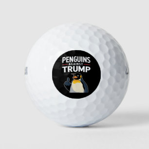 Balles De Golf Des palmes de pingouin contre Trump