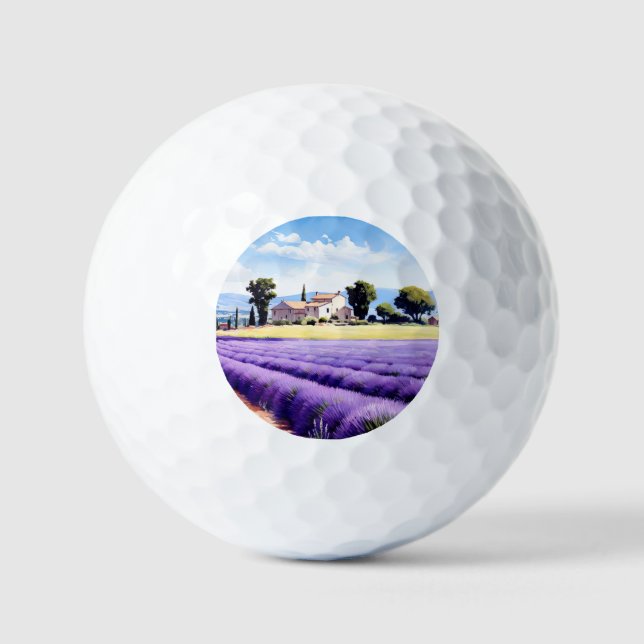 Balles De Golf Design élégant avec une touche française (Recto)
