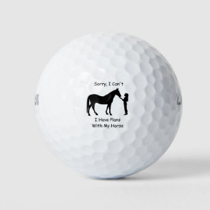 Balles De Golf Désolé de ne pas pouvoir, j'ai des plans avec mon