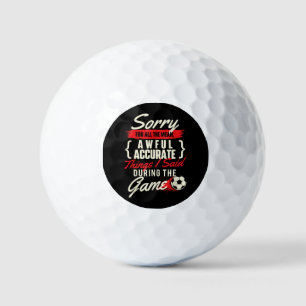 Balles De Golf Désolé pour toutes les choses méchantes - Amateur