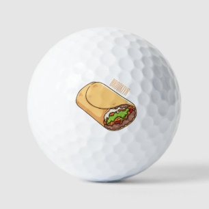Balles De Golf dessin animé de Burrito