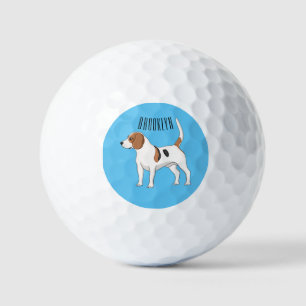Balles De Golf dessin animé de chien beagle