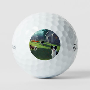 Balles De Golf dessin animé d'Halloween