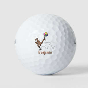 Balles De Golf Dessin d'humour australien kangourou