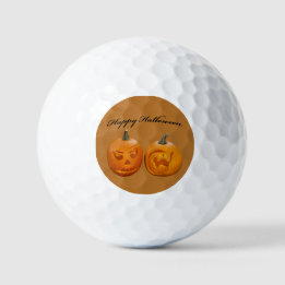 Balles De Golf Deux citrouilles Joyeux Halloween