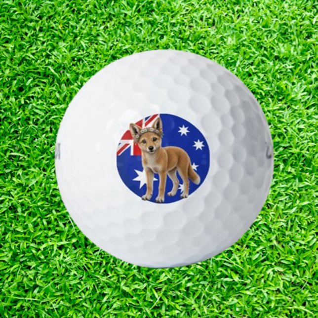 Balles De Golf Dingo Australien (Tee off with Aussie Dingo fun!)