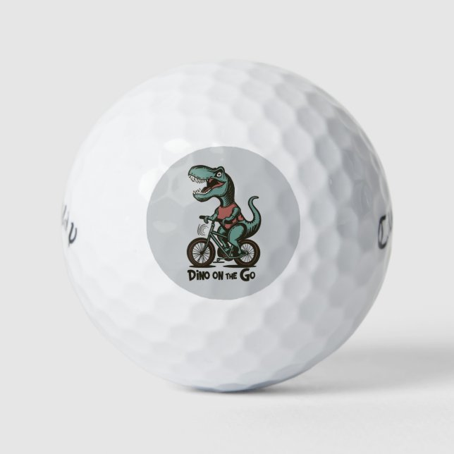 Balles De Golf Dino en déplacement (Devant)