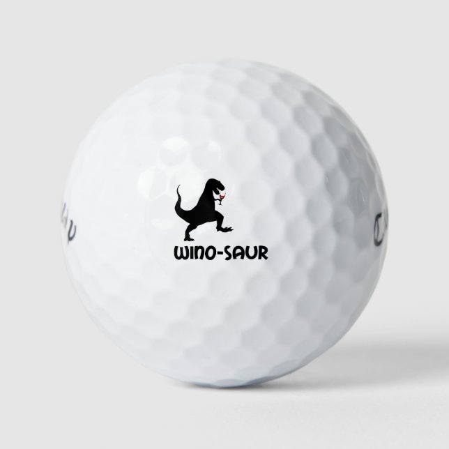 BALLES DE GOLF DINOSAUR DE VIN WINOSAUR (Devant)