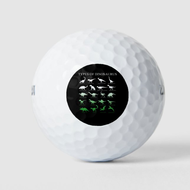 Balles De Golf dinosaure (Devant)