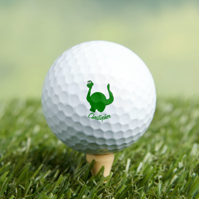 Balles De Golf Dinosaure Design (T-shirt Insitu)