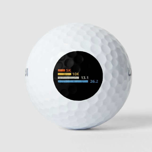 Balles De Golf Distances de course I - 5K 10K 13,1 26,2 Marathoni (Devant)