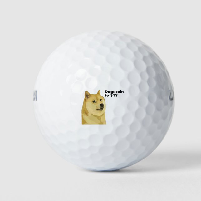Balles De Golf Dogecoin à 1 $ ? (Devant)