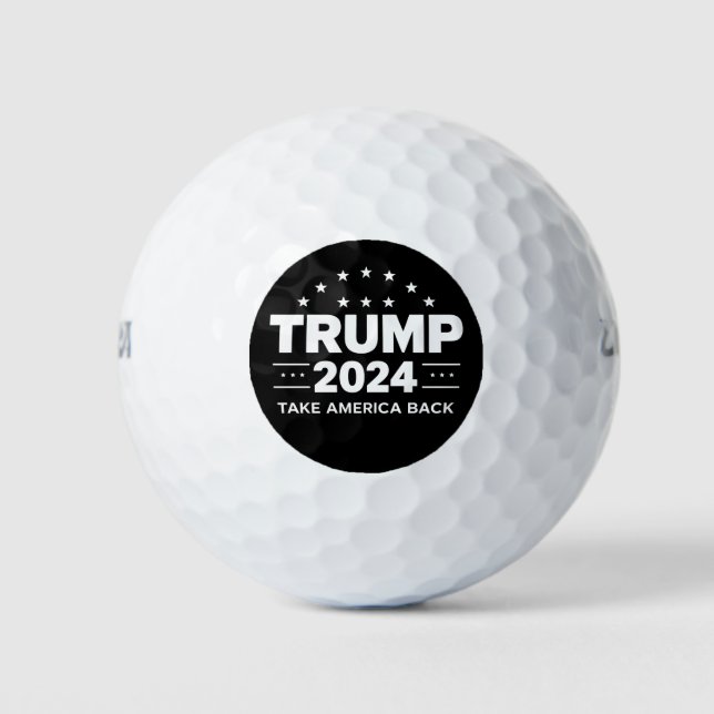 Balles De Golf Donald Trump 2024 redonne l'élection américaine (Devant)
