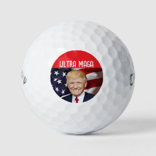 BALLES DE GOLF DONALD TRUMP 2024 ULTRA MAGA GOLF BALLS