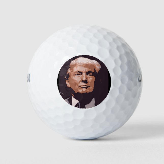 Balles De Golf Donald Trump Golf Ball (Devant)