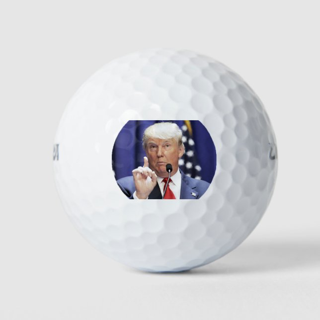 Balles De Golf Donald Trump Golfballs (Devant)