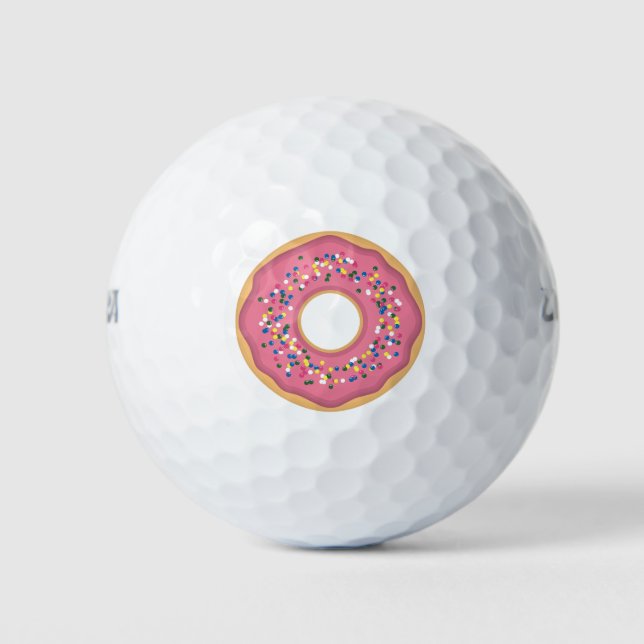 Balles De Golf Donut Motif I (Devant)