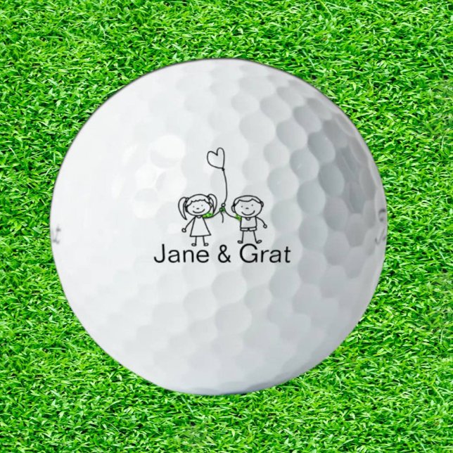 Balles De Golf Doodle Daughter & Son Golf Cadeau (Tee off with creativity: Gifts that swing!)