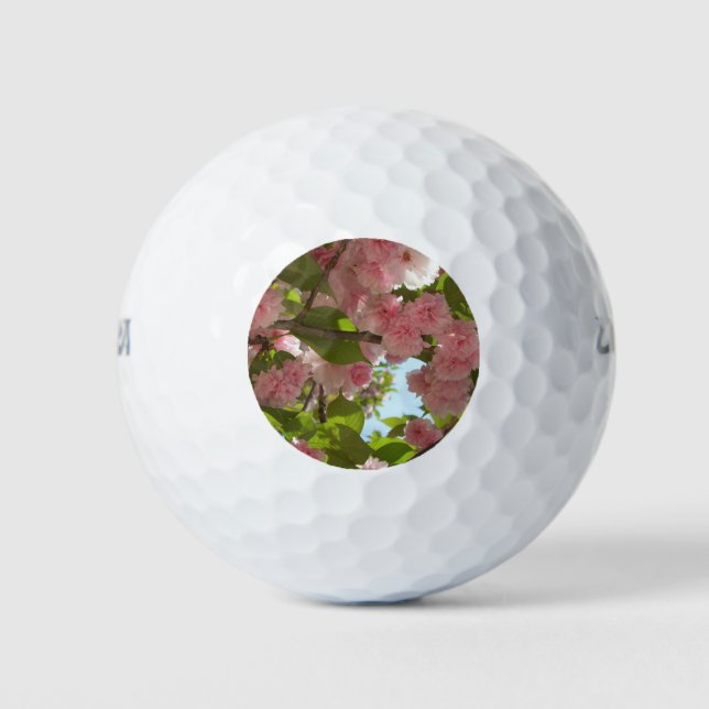 Balles De Golf Double floraison cerisier III printemps fleuri (Devant)