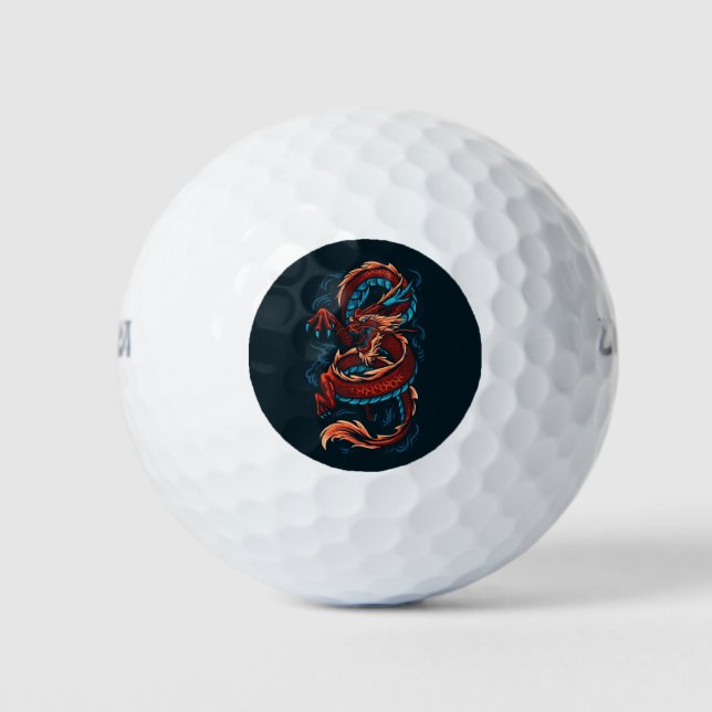 Balles De Golf Dragon (Devant)