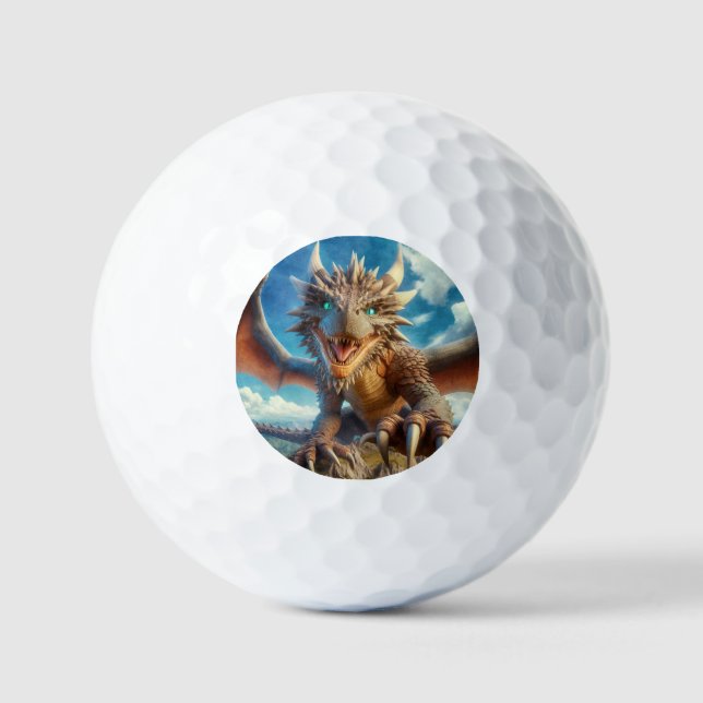 Balles De Golf Dragon de la montagne (Recto)