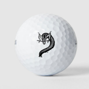 Balles De Golf Dragon en style tatouage