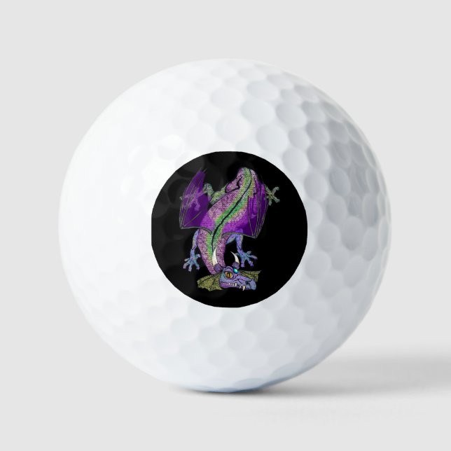 Balles De Golf Dragon Golf Balls (Recto)