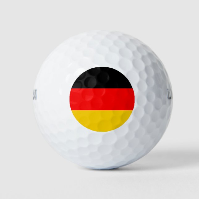 Balles De Golf Drapeau Allemagne (Devant)
