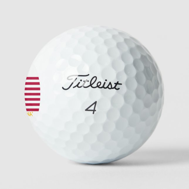 Balles de golf Drapeau américain (Logo)