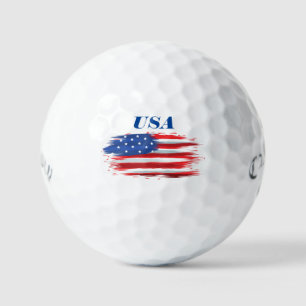 Balles De Golf Drapeau américain
