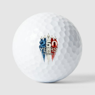 Balles De Golf Drapeau Américain 250 Ans 250e Anniversaire