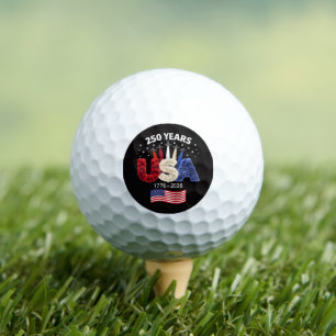Balles De Golf Drapeau américain 250e anniversaire USA 250 ans