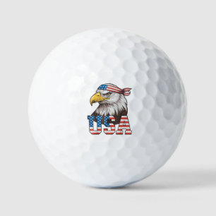 Balles De Golf Drapeau américain USA Hommes Femmes Enfants Aigle