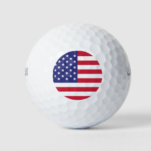 Balles De Golf Drapeau américain USA Rouge Blanc Bleu Patriotique