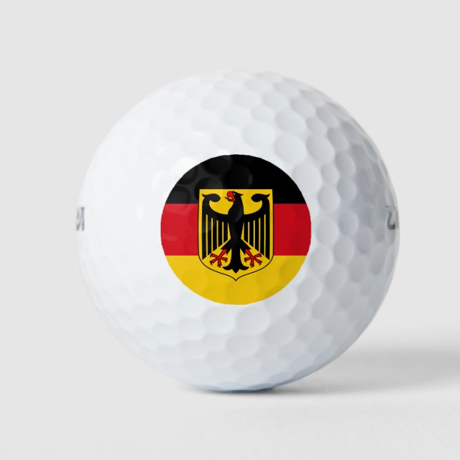 Balles De Golf Drapeau/armoiries de l'Allemagne (Devant)