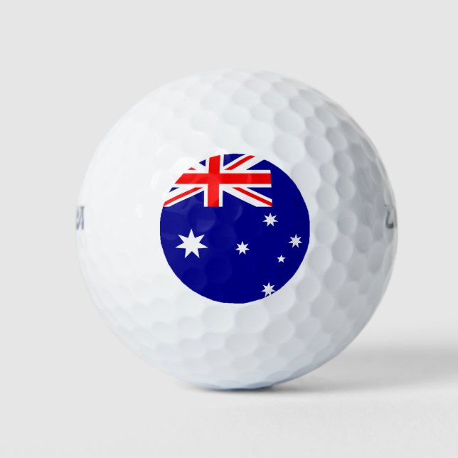 Balles De Golf Drapeau Australie (Devant)