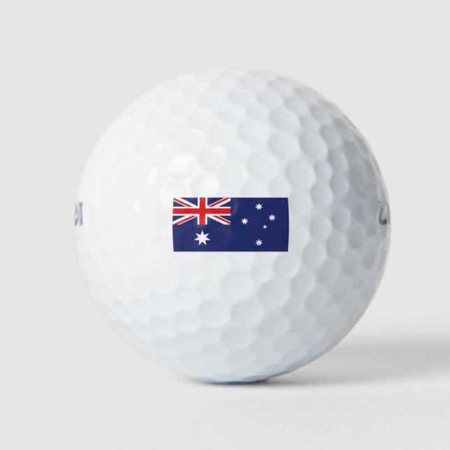 Balles De Golf Drapeau Australie (Devant)