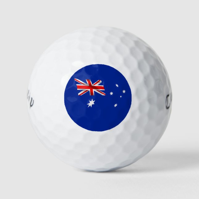 Balles De Golf Drapeau australien (Devant)