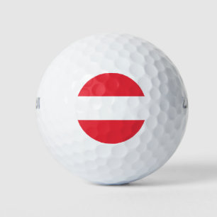 Balles De Golf Drapeau Autrichien Patriotique