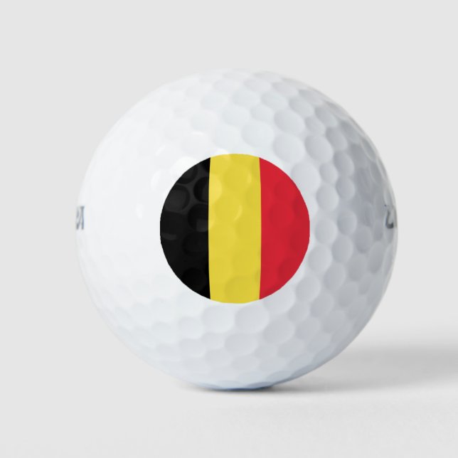 Balles De Golf Drapeau belge (Devant)