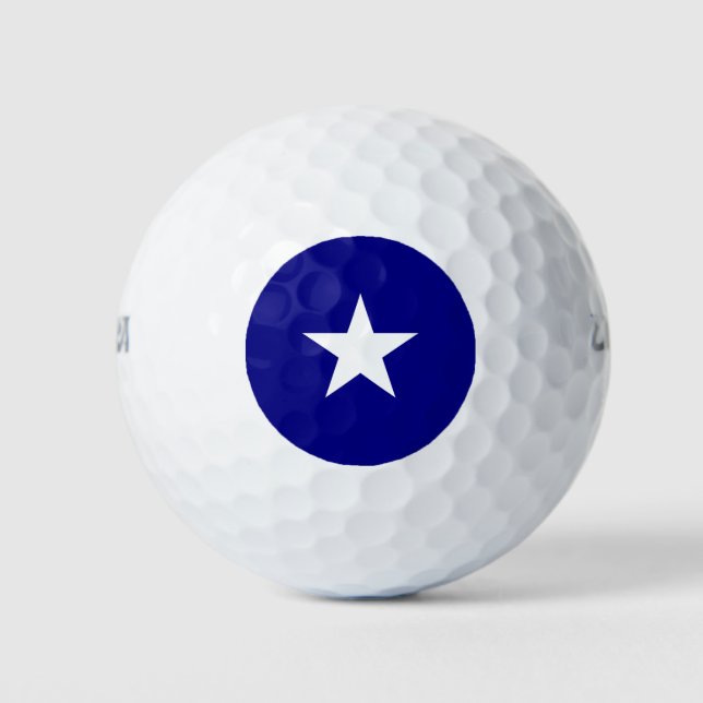 Balles De Golf Drapeau bleu Bonnie (Devant)