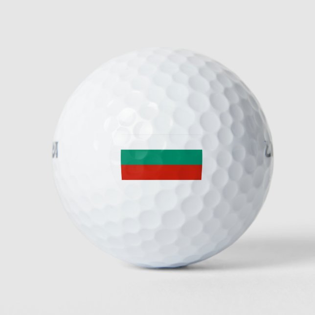 Balles De Golf Drapeau Bulgarie (Devant)