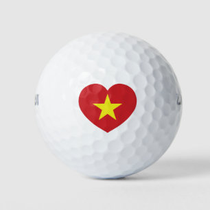 Balles De Golf Drapeau cardiaque du Vietnam