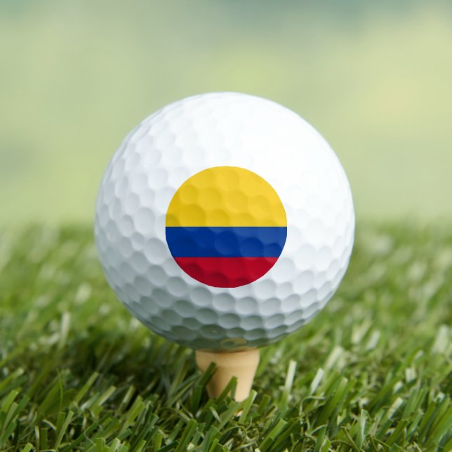 Balles De Golf Drapeau Colombien, Drapeau de la Colombie (T-shirt Insitu)